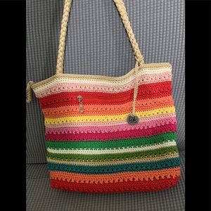 The Sak Casual Classic Crochet Bag, Harmony Stripe